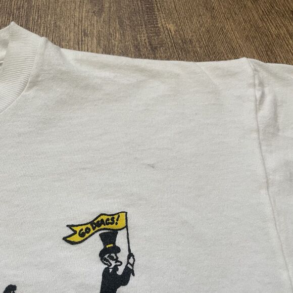 Vintage Wake Forest University T-Shirt Size M 1990s White Basketball NCAA - Picture 3 of 6